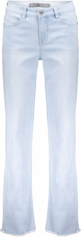 Geisha L.denim Broek wide leg rafel