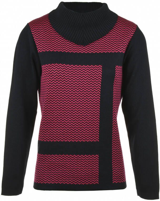 Germaine Marine Trui zigzag hangkol col