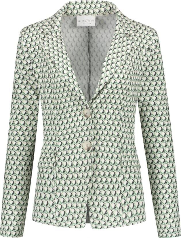 Helena Hart Smaragd Blazer Lara print funk