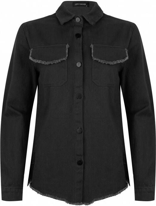 Lofty Manner Zwart Overshirt blouse