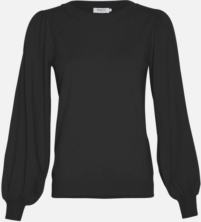 MSCH Zwart Trui pofmouw - XL