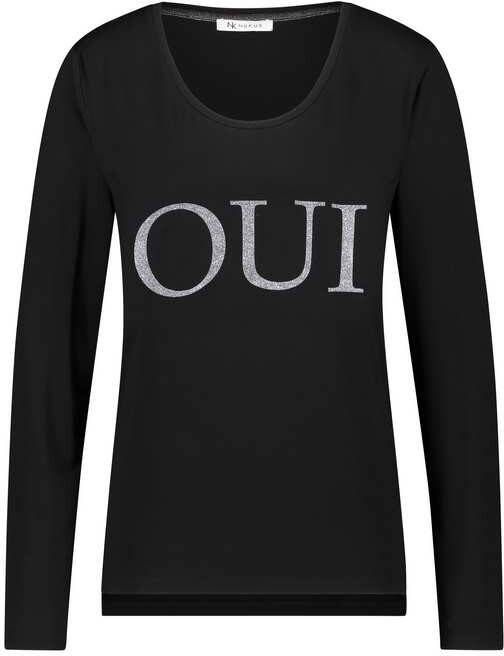 Nukus Zwart T shirt OUI
