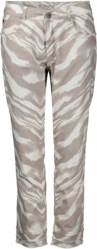 Para Mi Offwhite Broek 7 8 zebra