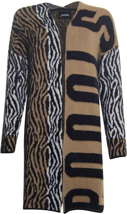 Poools Zwart Vest harig
