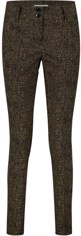 Red Button Camel Broek mini printje