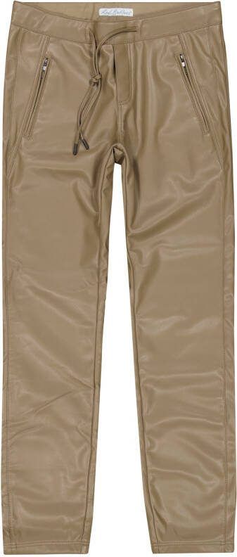 Red Button Taupe Broek vegan leather