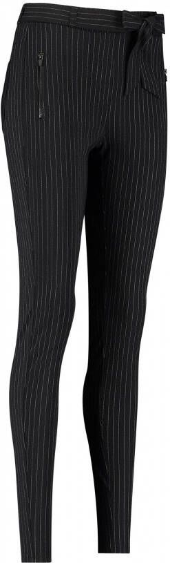Studio Anneloes Black Margot pinstripe trousers