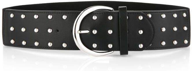 Sunset Fashion Zilver Elastische riem studs