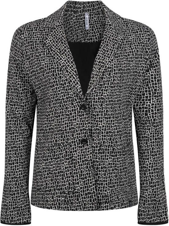 Zoso Zwart Blazer kort