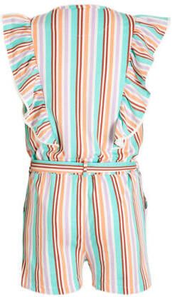 29FT gestreepte playsuit multi Meisjes Katoen Ronde hals Streep 116 - Foto 2