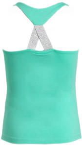 29FT singlet met printopdruk turquoise Blauw Meisjes Katoen Ronde hals 116 - Foto 2