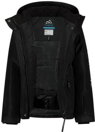 29FT ski-jas zwart Skijack Jongens Gerecycled polyester (duurzaam) Capuchon 152-158 - Foto 3
