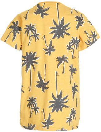 29FT T-shirt met all over print geel Jongens Polyester Ronde hals All over print 128 - Foto 2