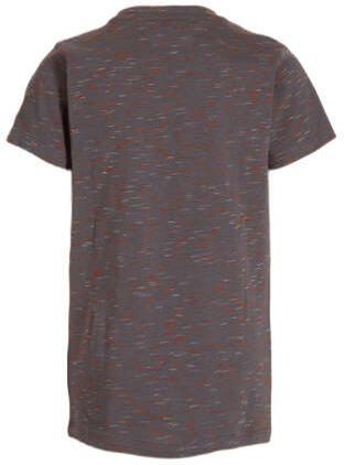 29FT T-shirt met tekstopdruk donkergrijs Jongens Katoen Ronde hals Tekst 128 - Foto 2