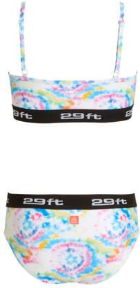 29FT tie-dye crop bikini Mel blauw roze Meisjes Polyester Tie-dye 116 - Foto 2