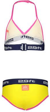 29FT triangel bikini geel donkerblauw Meisjes Polyamide Meerkleurig 116-122 - Foto 2