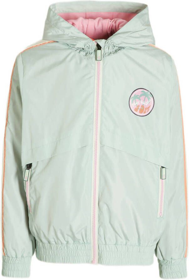 29FT zomerjas lichtgroen Meisjes Polyester Capuchon Printopdruk 152