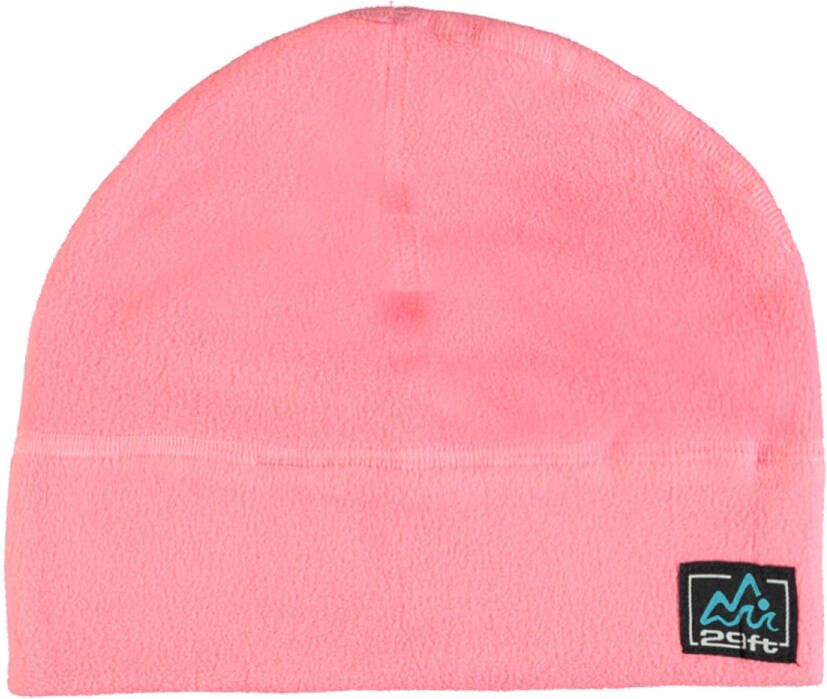 29FT fleece muts roze Polyester Effen 8-14 jaar