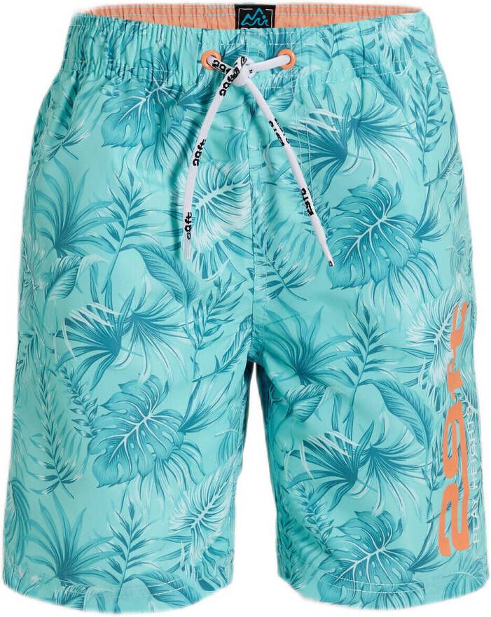 29FT zwemshort Mauro lichtblauw Jongens Gerecycled polyester (duurzaam) 176