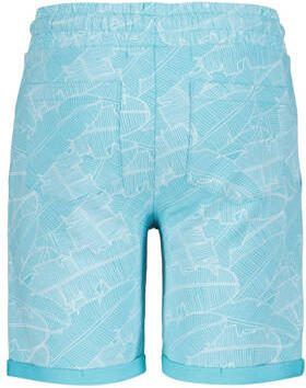 4PRESIDENT sweatshort met all over print blauw Korte broek Jongens Stretchkatoen 104