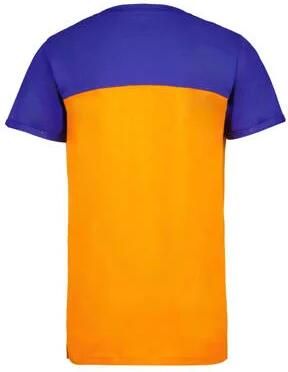 4PRESIDENT T-shirt oranje Jongens Stretchkatoen Ronde hals Effen 140