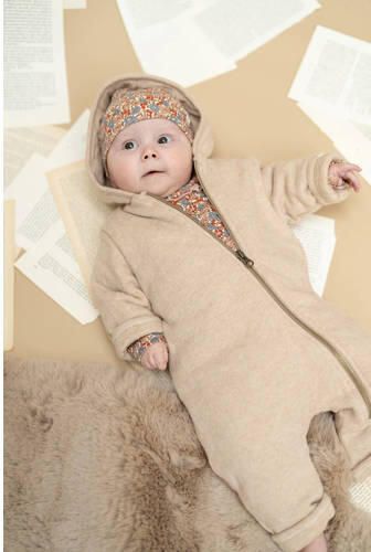 A Tiny Story babypak beige Jas Katoen Capuchon Effen - Foto 2