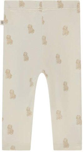 A Tiny Story casual broek ecru Katoen All over print - Foto 3