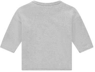 A Tiny Story longsleeve grijs Stretchkatoen Ronde hals