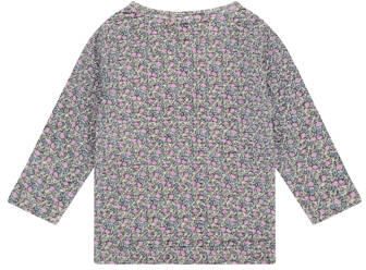 A Tiny Story longsleeve lila Paars Meisjes Katoen Ronde hals All over print