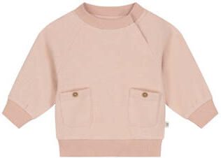 A Tiny Story rechtvallende sweater oudroze Meisjes Katoen Ronde hals