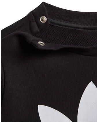 Adidas Originals Adicolor joggingpak zwart wit Katoen Ronde hals 104 - Foto 3