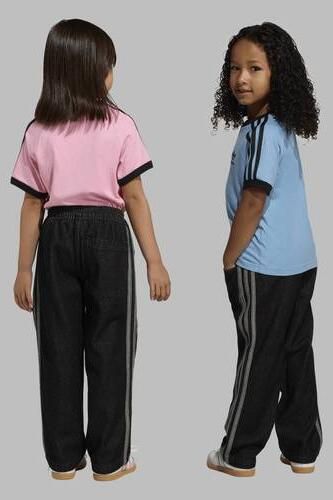 Adidas Originals Firebird straight leg jeans black denim Zwart Katoen - Foto 3