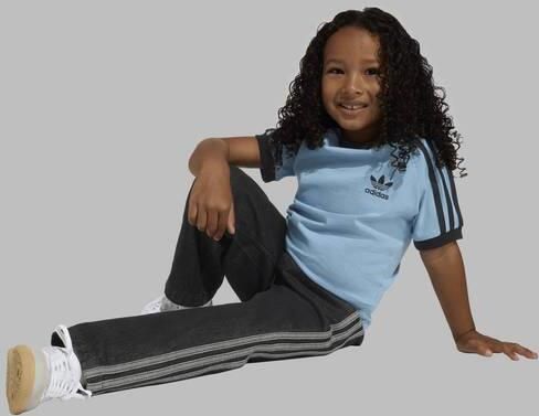 Adidas Originals Firebird straight leg jeans black denim Zwart Katoen - Foto 2