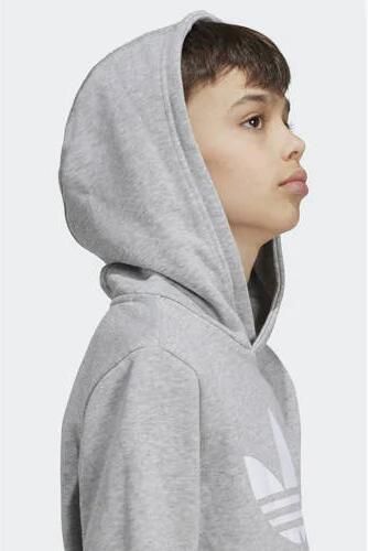 Adidas Originals hoodie grijs melange Sweater Katoen Capuchon 140 - Foto 3