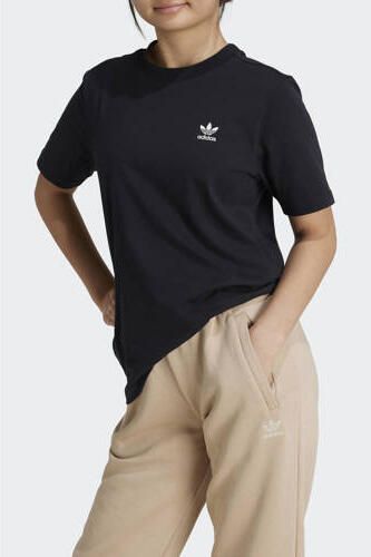 Adidas Originals joggingbroek beige Meisjes Katoen Effen 140