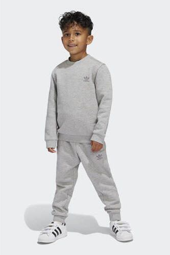 Adidas Originals joggingpak grijs melange Katoen Ronde hals 104 - Foto 3