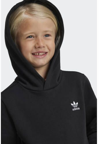 Adidas Originals Essential Trefoil Overhead Tracksuit Children Zwart Kind Zwart - Foto 7