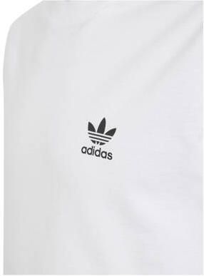 Adidas Originals longsleeve wit T-shirt Katoen Ronde hals 128