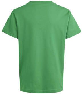 Adidas Originals T-shirt groen wit Katoen Ronde hals Logo 128 - Foto 2