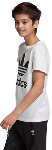 Adidas Originals Adicolor Trefoil T-shirt T-shirts Kleding white black maat: 176 beschikbare maaten:140 152 176 - Foto 2