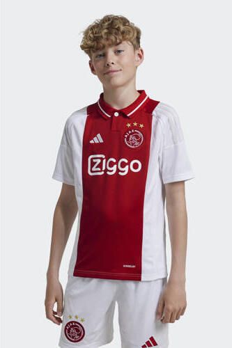 Adidas Perfor ce Junior Ajax Amsterdam voetbalshirt thuis seizoen '24 '25 Sport t-shirt Wit Polyester Ronde hals 128 - Foto 7