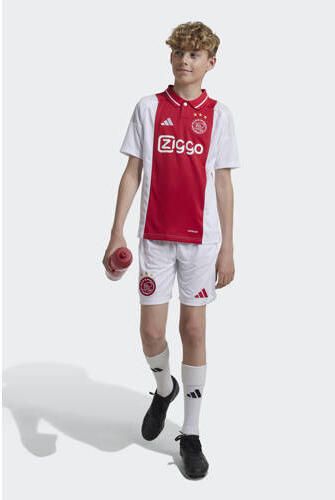 Adidas Perfor ce Junior Ajax Amsterdam voetbalshort thuis 24 25 Sportbroek Wit Polyester 128 - Foto 3