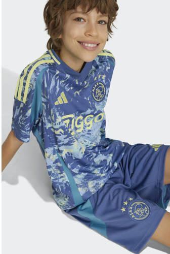Adidas Perfor ce Junior Ajax Amsterdam voetbalshort uit Sportbroek Blauw Polyester 128 - Foto 2