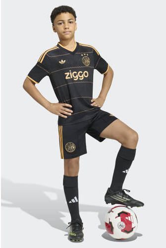 Adidas Perfor ce junior Ajax voetbalshirt uit Sport t-shirt Zwart Polyester V-hals - Foto 8