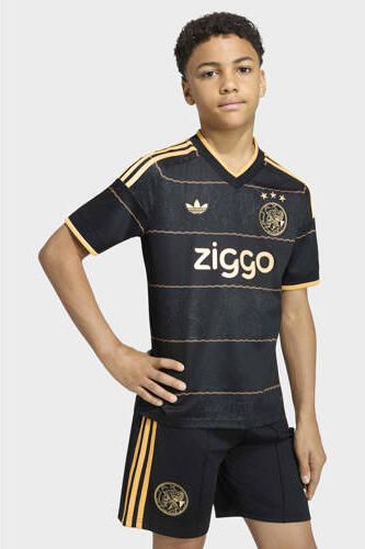 Adidas Perfor ce junior Ajax voetbalshirt uit Sport t-shirt Zwart Polyester V-hals - Foto 7