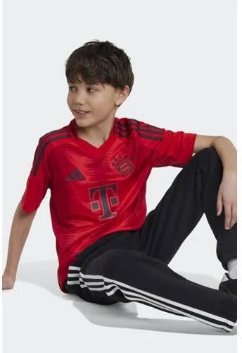Adidas Perfor ce Junior FC Bayern München voetbalshirt Sport t-shirt Rood Polyester V-hals 128