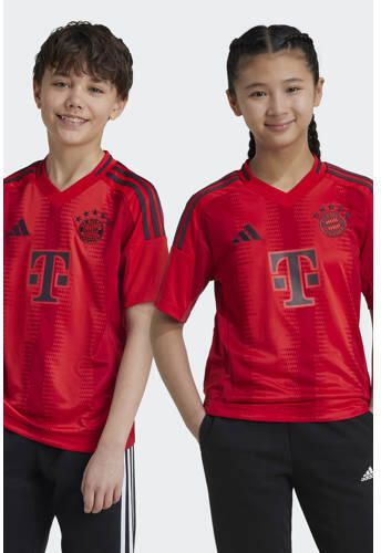 Adidas Perfor ce Junior FC Bayern München voetbalshirt Sport t-shirt Rood Polyester V-hals 128 - Foto 2