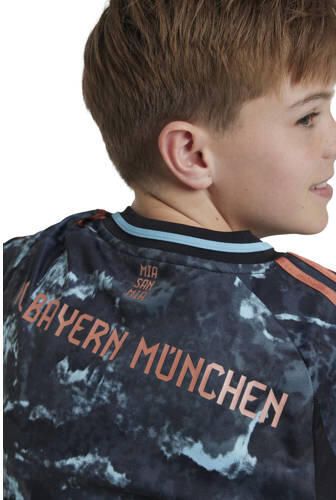 Adidas Perfor ce junior FC Bayern München voetbalshirt Sport t-shirt Zwart Polyester V-hals 128