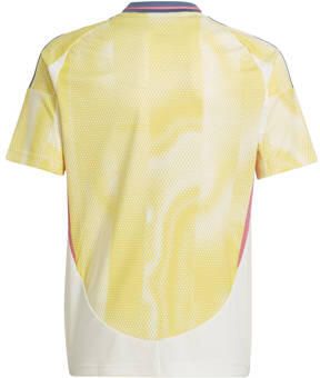 Adidas Performance Junior Juventus FC voetbalshirt Uit T-shirt Geel Jongens Polyester Ronde hals 128 - Foto 4