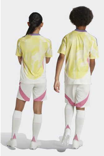 Adidas Perfor ce Junior Juventus FC voetbalshort Uit Sportbroek Wit Polyester 152 - Foto 3